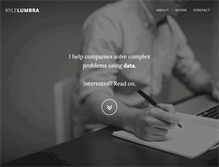 Tablet Screenshot of kylelumbra.com